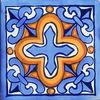 40 Mexican Talavera Tiles Hand Painted 6"x6" Stairs Backsplash view 1