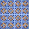 40 Mexican Talavera Tiles Hand Painted 6"x6" Stairs Backsplash view 2