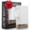 PepperMate Traditional Pepper Mill 723 - Turnkey High Volume Salt and Gourmet Peppercorn Grinder (White) view 1