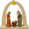 Nativity Scene German Wood Christmas Arch Ornament Handcrafted in Germany view 2
