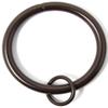 Urbanest Set of 28 1 1/2" Metal Curtain Eyelet Rings, Bronze view 1