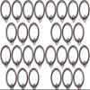 Urbanest Set of 28 1 1/2" Metal Curtain Eyelet Rings, Bronze view 4