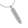 Silverlight Urns Bullet Cremation Jewelry Pendant, Stainless Steel Jewelry, Cremation Jewelry for Ashes view 1