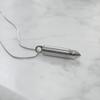 Silverlight Urns Bullet Cremation Jewelry Pendant, Stainless Steel Jewelry, Cremation Jewelry for Ashes view 3