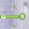 Clean Healthy Living Heavy Duty PEVA Clear Shower Curtain Liner with Magnets & Suction Cups - 70 X 71 in. Long view 2