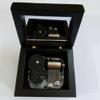 Wind-Up Wooden Music Box with Silver-Plating Movement in,Lilium from Elfen Lied,Black view 3