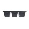 Chicago Metallic Professional Lasagna Trio Pan, Perfect for loaf breads, cakes and more 12.5 by 16 by 3 inches, Silver view 3