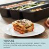 Chicago Metallic Professional Lasagna Trio Pan, Perfect for loaf breads, cakes and more 12.5 by 16 by 3 inches, Silver view 4