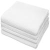 COTTON CRAFT- Euro Spa Set of 4 Luxury Waffle Weave Bath Towels, Oversized Pure Ringspun Cotton, 30 inch x 56 inch, White view 1