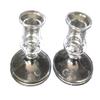 NST 12 Clear Plastic Acrylic Candle Holders for Taper Candles Round Bottom view 1