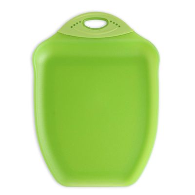 Dexas Chop & Scoop Cutting Board, 9.5 by 13 inches, Solid Green, 322-J383