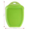 Dexas Chop & Scoop Cutting Board, 9.5 by 13 inches, Solid Green, 322-J383 view 2