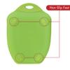 Dexas Chop & Scoop Cutting Board, 9.5 by 13 inches, Solid Green, 322-J383 view 3