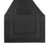 DII PVC Tabletop Collection Woven Indoor/Outdoor, Table Runner, 14x72, Black view 1