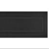 DII PVC Tabletop Collection Woven Indoor/Outdoor, Table Runner, 14x72, Black view 2