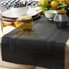 DII PVC Tabletop Collection Woven Indoor/Outdoor, Table Runner, 14x72, Black view 3