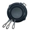 Bayou Classic 10-in 12-in & 14-in Pre-Seasoned Cast Iron Skillet Set Perfect For Searing & Braising or Baking Apple Pies and Cobblers view 1