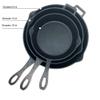 Bayou Classic 10-in 12-in & 14-in Pre-Seasoned Cast Iron Skillet Set Perfect For Searing & Braising or Baking Apple Pies and Cobblers view 3