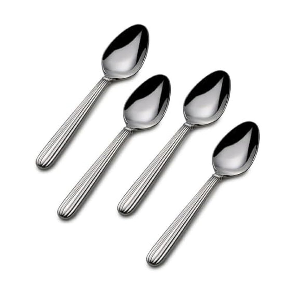 Mikasa 5148182 Italian Countryside Stainless Steel Demitasse Spoons, Set of 4