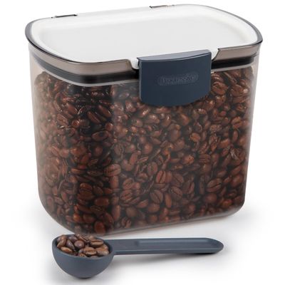 ProKeeper 1.5-Quart Coffee Storage Container with Scoop  Tinted, Airtight Plastic