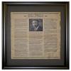 Our Amendments Martin Luther King, Jr., I Have a Dream Speech. 14" X 16" Antiqued Parchment Print in Plastic Collectors' Tube view 3