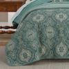 Tommy Bahama - Queen Quilt Set, Coastal Reversible Cotton Bedding with Matching Shams, Super Soft Bedding Set (Turtle Cove Green, Queen) view 3
