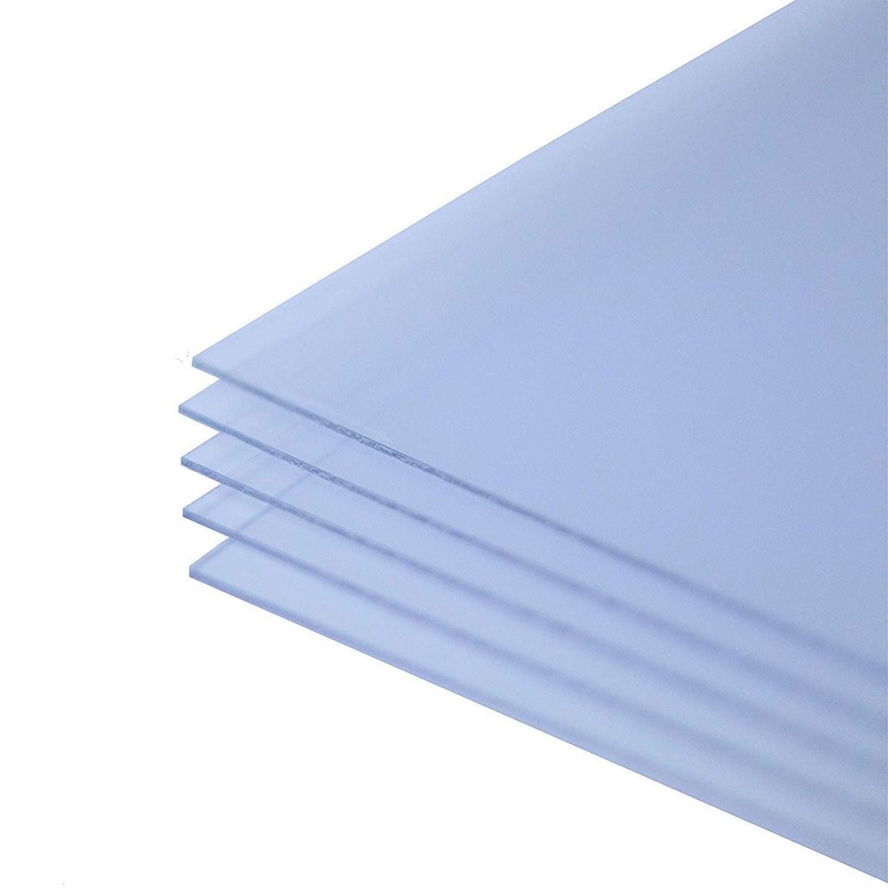 US Art 10x13 Inches .040 PETG, Clear Styrene/Plexiglass Facing for Picture Frame - Single