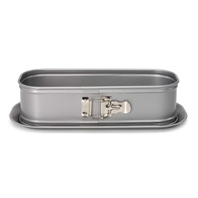 Patisse loaf springform pan with Leakproof Base, 11-3/4" (30 cm), Silver Gray Metallic Color