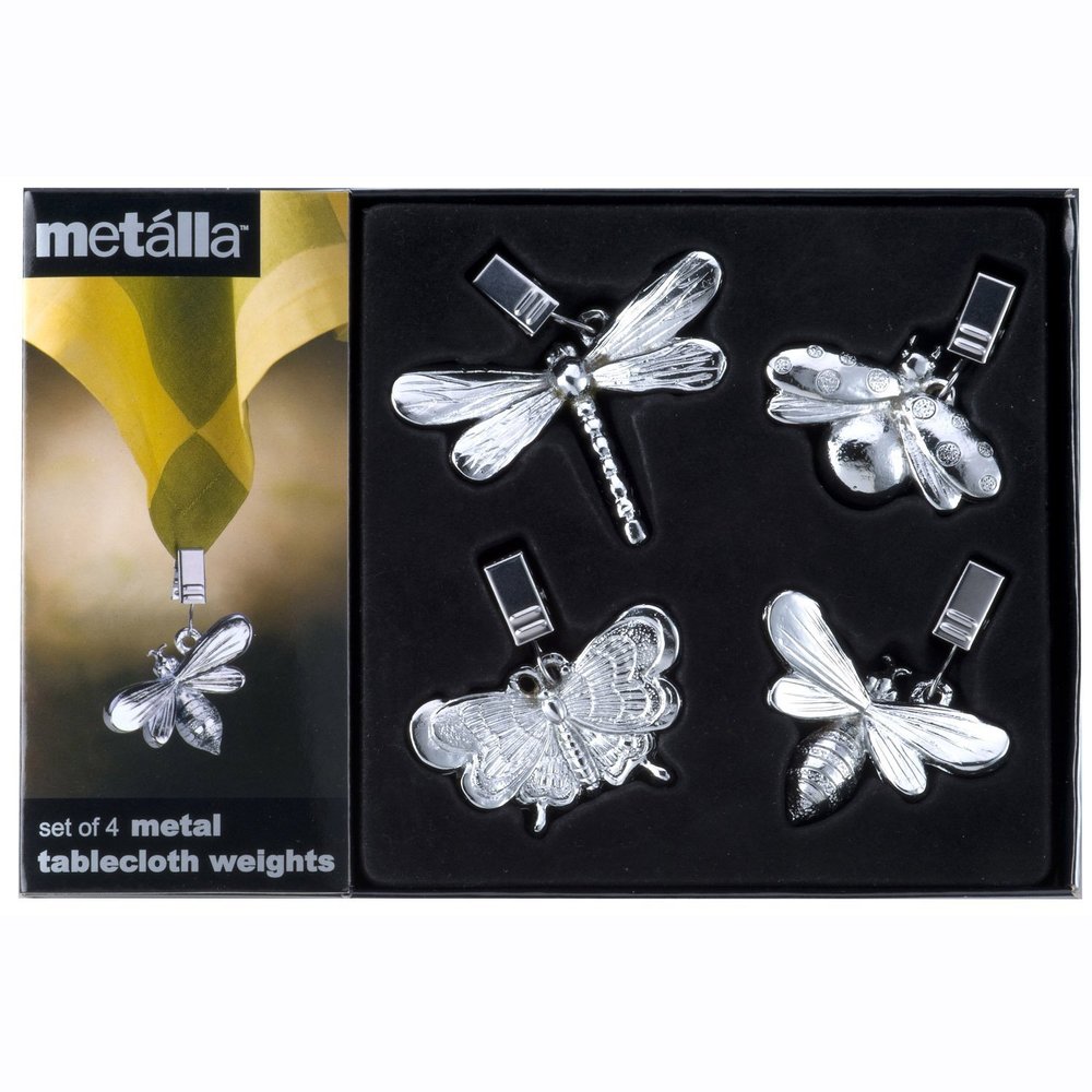 Prodyne TW-10-D Tablecloth Weights, 3" Silver