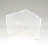 Maxtek 5.2mm Slim Single Clear PP Poly Plastic CD and DVD Disc Cases with Outer Sleeve, 50 Pack. view 1