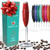 Elementi Electric Milk Frother Handheld, Matcha Whisk, Milk Foamer for Coffee Foamer Electric Handheld Drink Mixer, Electric Mini Whisk Small Hand Mixer, Frappe Maker (Red) view 1