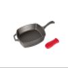 Lodge Manufacturing Company Lodge Cast Iron 10.5-inch Square Grill Pan, Black view 1