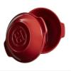 Emile Henry Ceramic Bread/Potato Cooker | Burgundy view 2