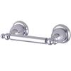 English Vintage Toilet Paper Holder, Chrome view 1