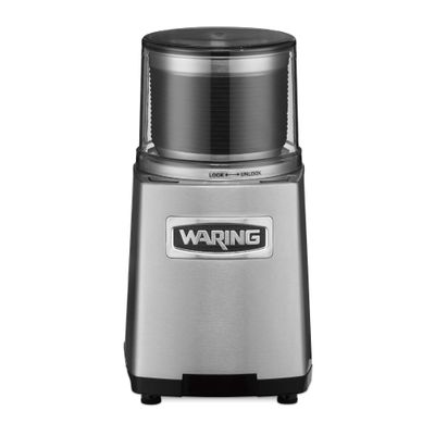 Waring Commercial WSG60 3 Cup Spice Grinder, 1 HP Motor, 20,000 RPM's, Pulse Actuation, Includes 2 stainless steel grinding-bowls-120V, 175W, 5-15 Phase Plug, 0.9 cu. ft.