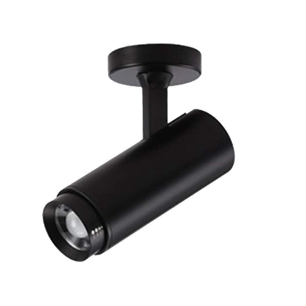 LUMINTURS Zoomable Lighting Focusing Picture Light SpotLight Wall Project Focus Lamp Beam-Angle Adjustable Fixture Light 5 watts Black Warm white