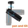 LUMINTURS Zoomable Lighting Focusing Picture Light SpotLight Wall Project Focus Lamp Beam-Angle Adjustable Fixture Light 5 watts Black Warm white view 3