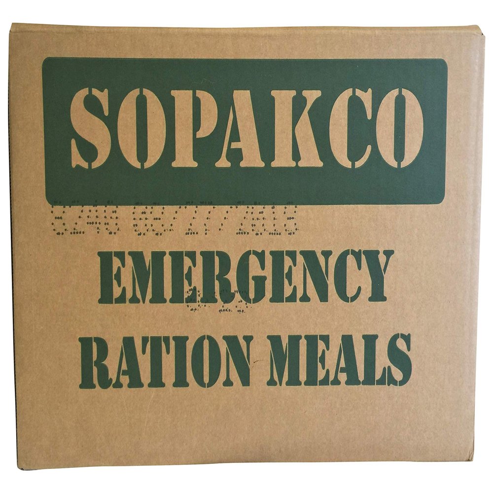 6/2021 Pack Date - 6/2026 expiration MREs with 16 MREs-Reduced Sodium Food Rations-Meals Ready To Eat-2021 Manufacture Date