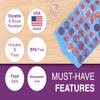 Arrow Mini Ice Cube Trays, 3pk - Durable, Break-Resistant Ice Trays for Freezer - BPA-Free Ice Cube Trays Smaller Cubes Great for Sports Bottles, Blenders, Cocktails and More - 60 Mini Cubes/Ice Tray view 3
