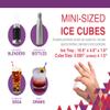 Arrow Mini Ice Cube Trays, 3pk - Durable, Break-Resistant Ice Trays for Freezer - BPA-Free Ice Cube Trays Smaller Cubes Great for Sports Bottles, Blenders, Cocktails and More - 60 Mini Cubes/Ice Tray view 4