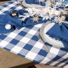 DII Buffalo Check Collection, Classic Farmhouse Tablecloth, Tablecloth, 60x84, Navy & Cream view 3