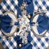 DII Buffalo Check Collection, Classic Farmhouse Tablecloth, Tablecloth, 60x84, Navy & Cream view 4