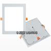 ZEEZ 4 Pack LED Recessed Lighting 7 Inch (OD 7.45" / ID 6.85"), 15W Square Ceiling Down Light Fixture, Non-Dimmable Canless Soft Warm White Can Lights, Ultra-Thin Panel Wafer Pancake Downlight view 3