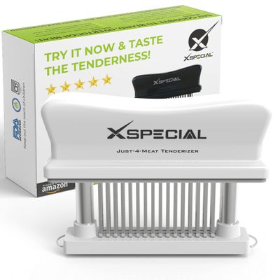 KITCHEN MEAT TENDERIZER TOOL 48-Blade Professional-Grade: Transform Tough Cuts into Juicy, Flavorful Masterpieces | Rust-Free Stainless Steel | Dishwasher Safe | Perfect for Steak, Chicken & Pork
