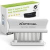 KITCHEN MEAT TENDERIZER TOOL  48-Blade Professional-Grade: Transform Tough Cuts into Juicy, Flavorful Masterpieces | Rust-Free Stainless Steel | Dishwasher Safe | Perfect for Steak, Chicken & Pork view 1