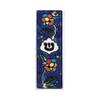 Art Judaica Ceramic Mezuzah Case 5" Jerusalem Pottery (Blue Floral) view 1