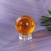 LONGWIN 50mm(2 inch) K9 Solid Crystal Ball with Free Stand Suncatcher (Amber) view 2