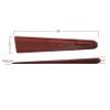 Earlywood 10 inch Handmade Wood Cooking Utensil for Kitchen, Multi-Purpose and Egg Turner, Cast Iron Scraper and Wood Saute Spatula - Made in USA - Bloodwood view 2