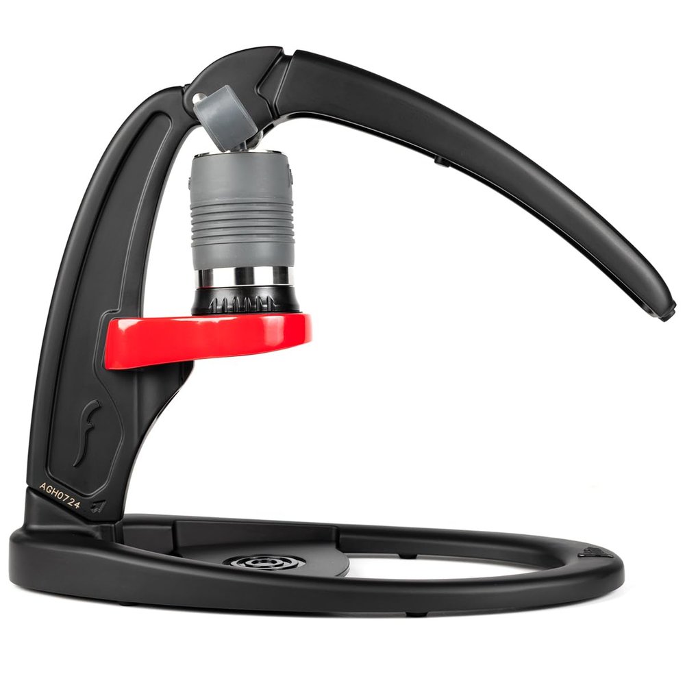 Flair UPDATED Espresso Maker - Classic: All manual lever espresso maker for the home - Pressure gauge and two portafilters included