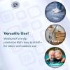 SlipX Solutions Square Adhesive Anti-Slip Safety Treads, Reliable Grip for Bathtubs, Showers, Stairs & More, Power Grip Floor Grips (21 Count, Clear) Design Your Own Pattern view 3
